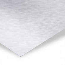 Лист нержавеющий х/к 0.8x1000x2000 4N+PE (шлиф.) AISI 430 (08Х17)